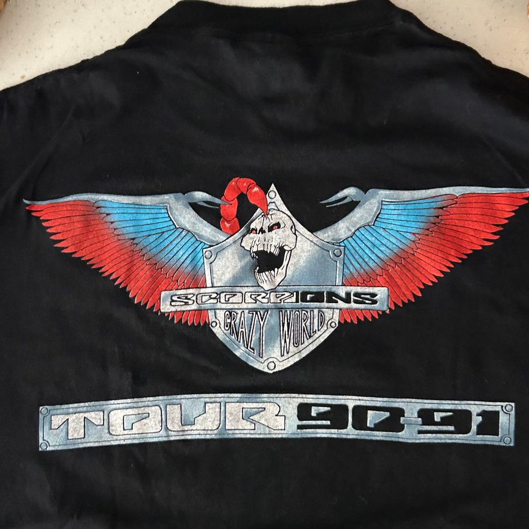 Scorpions スコーピオンズ tour Tシャツ 90-91 バンドT