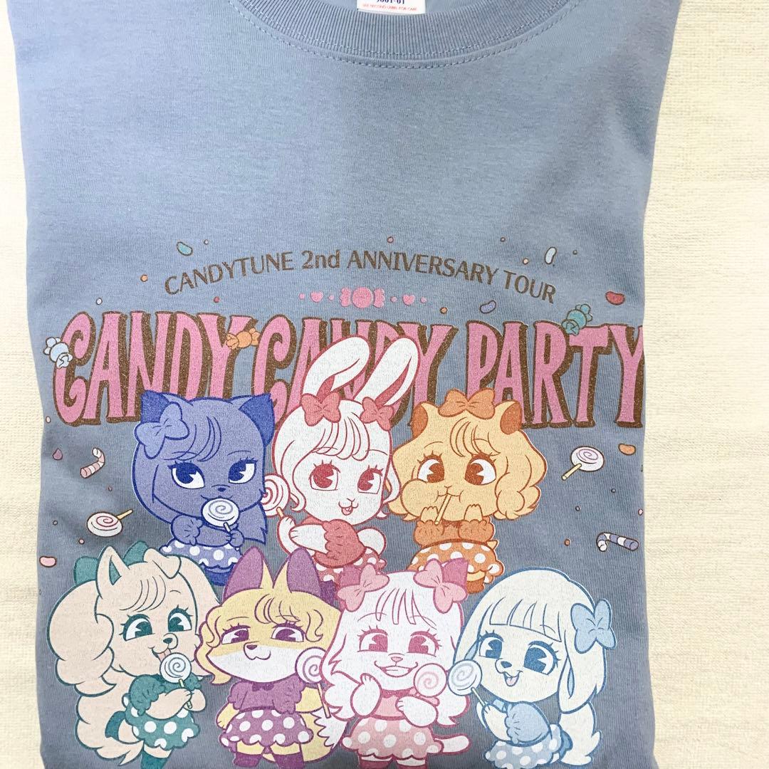 【FC限定】CANDY CANDY PARTY Tシャツ(キャンディブルー)