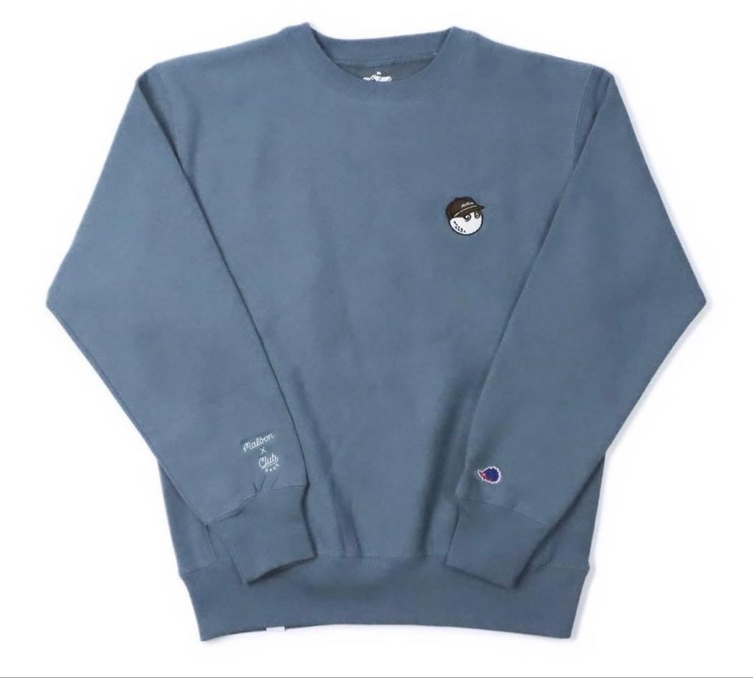 【未使用XL】CLUBHAUS×MALBONコラボ　スウェット　ブルーグレイ