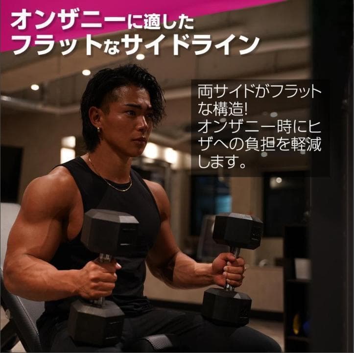 中古美品ンベル 15kg 2個セット 合計30kg 六角 在宅 筋力トレーニング