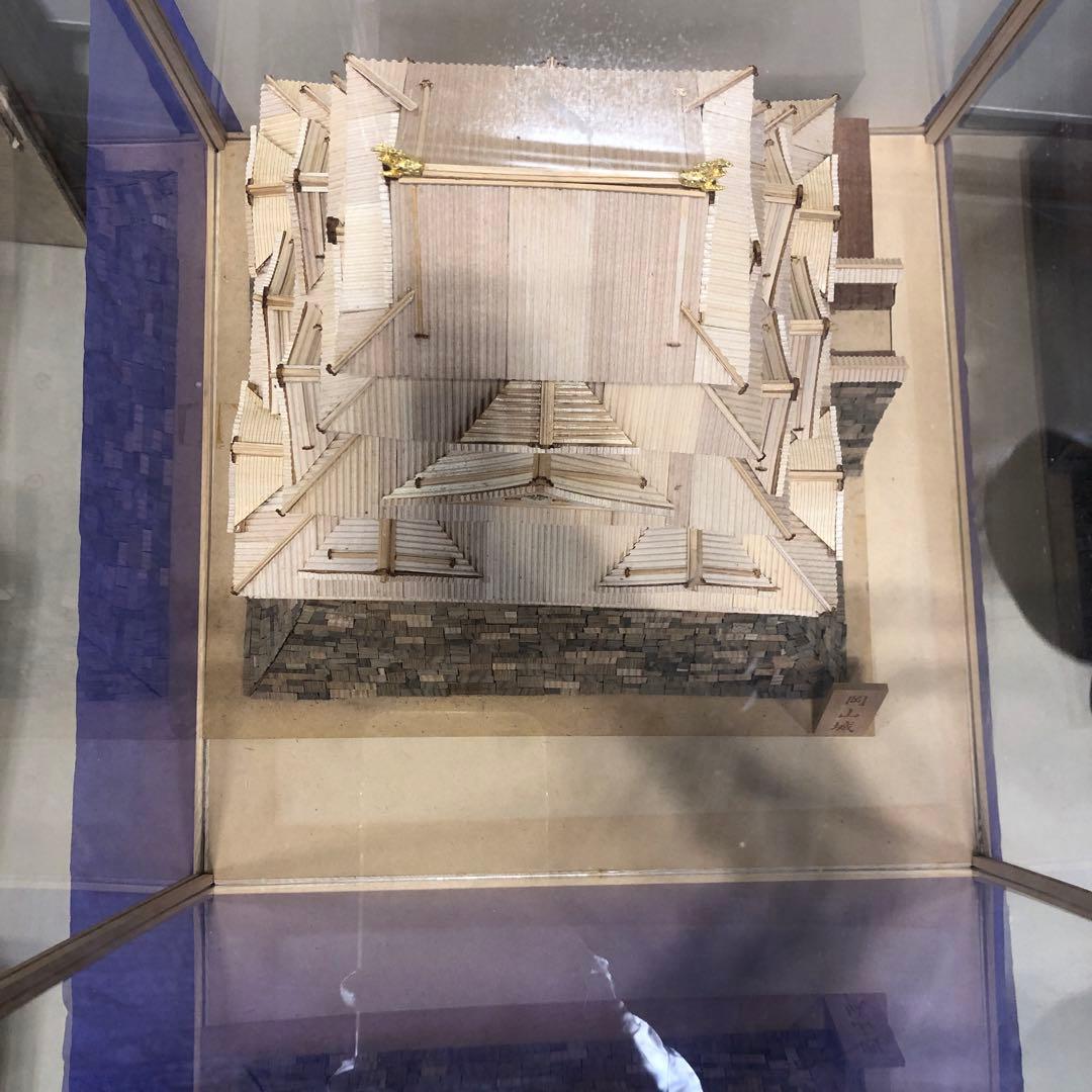 ウッディジョー 1/150 岡山城 木製建築模型　引取り限定