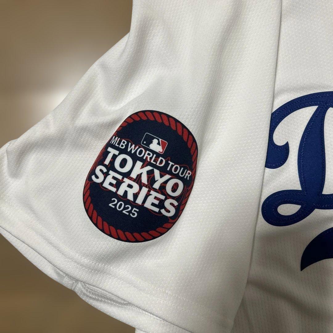 ドジャース　大谷ユニフォーム　東京シリーズ2025 Ｌサイズ　試着のみ美品