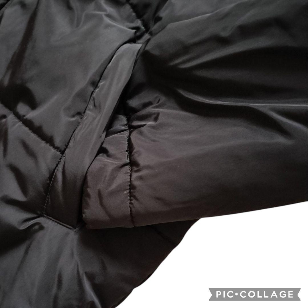 美品 ボネーラ XL 黒 中綿 ロングベンチコート 防寒 BC013 サッカー