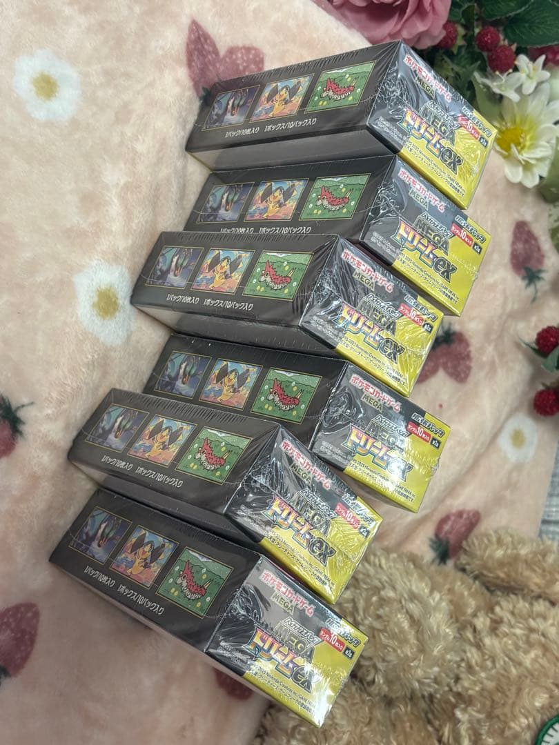 ポケモンカードゲーム メガドリームEX☆新品未開封シュリンク付き☆6BOXセット