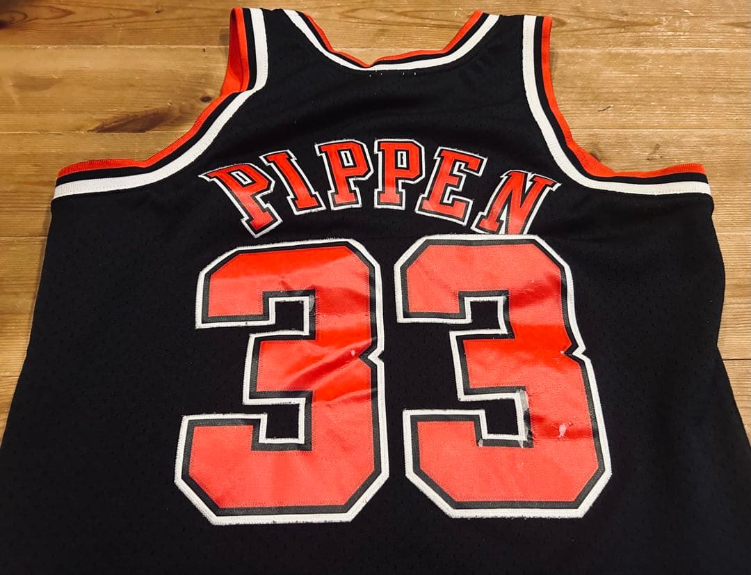 ユニフォーム 古着 90s Mitchell & Ness ブルズ PIPPEN
