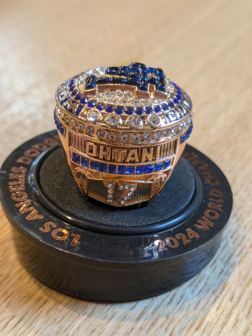 大谷翔平 2024 8/6 来場者限定 非売品 優勝記念 チャンピオン リング