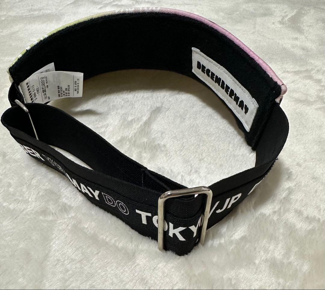 DECEMBERMAY グラデーション サンバイザー　完売品　新品未使用