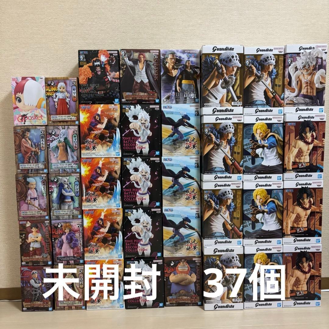 ワンピース　未開封　フィギュア 37個まとめ売り