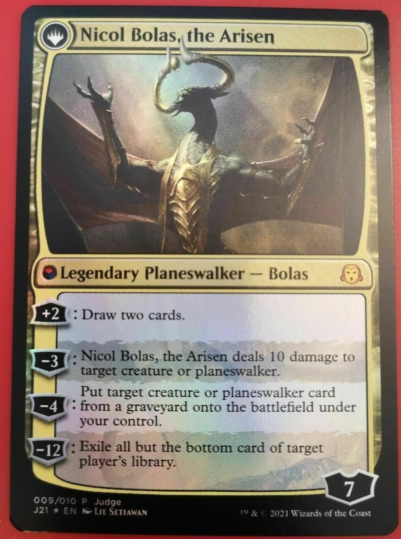 MTG ジャッジプロモ版 破滅の龍、ニコル・ボーラス FOIL