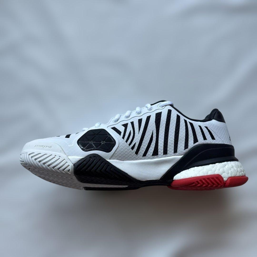 【未使用品】adidas boost テニスシューズ ホワイト/ブラック