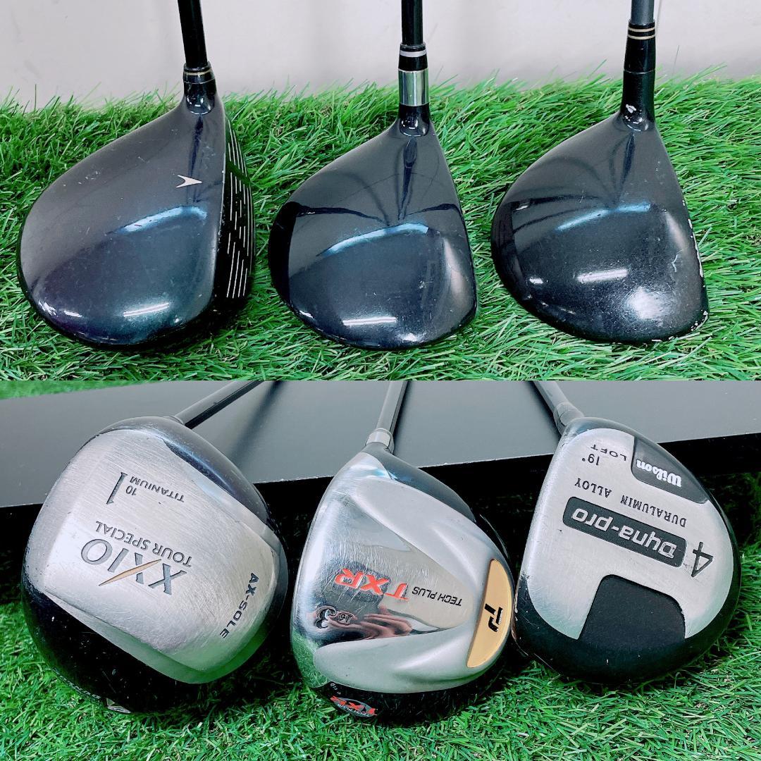 メンズゴルフクラブ フルセット 12本 初心者 ゼクシオ入り G3067