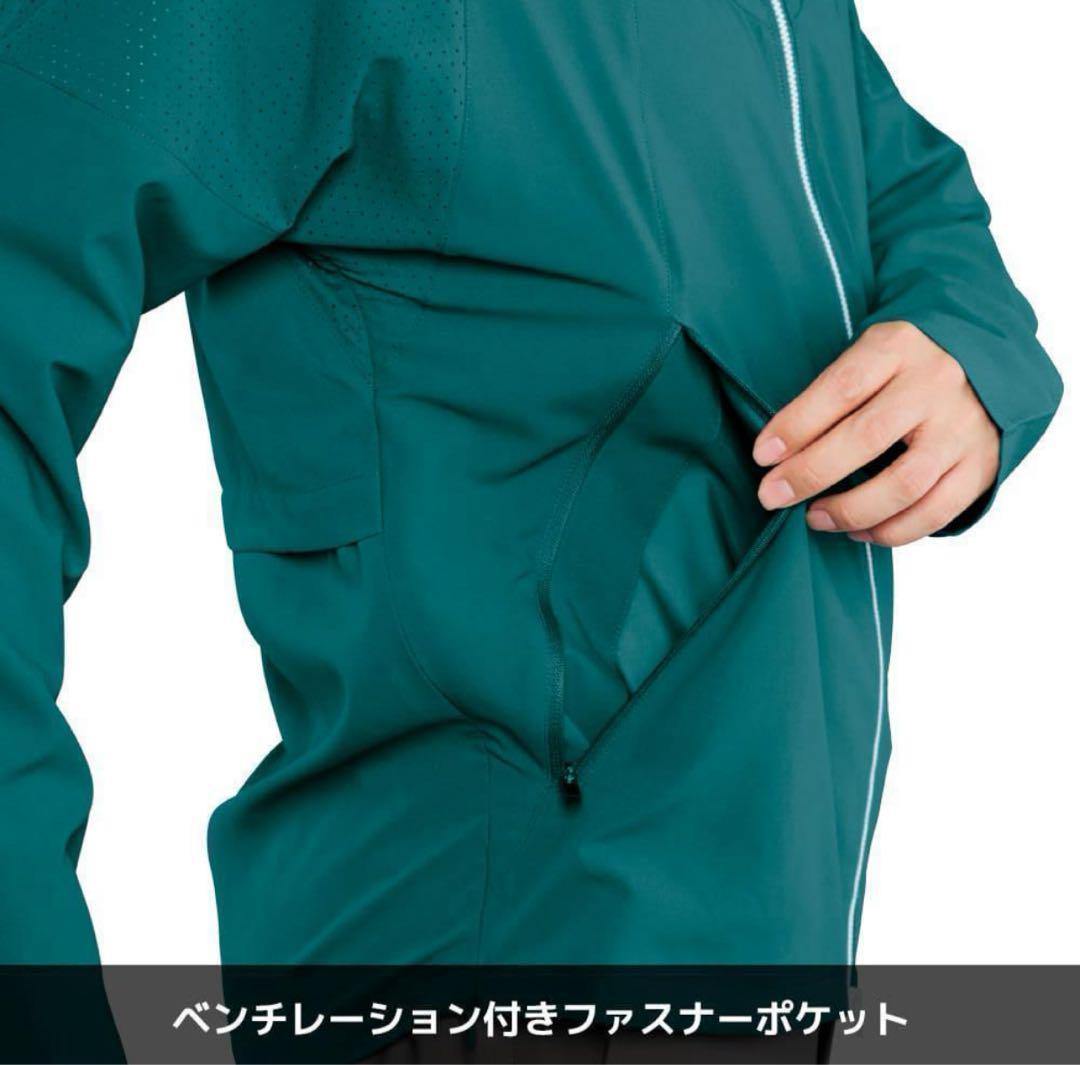 【新品未使用】ワークマン エックスシェルター 暑熱 フーディー LLブラック