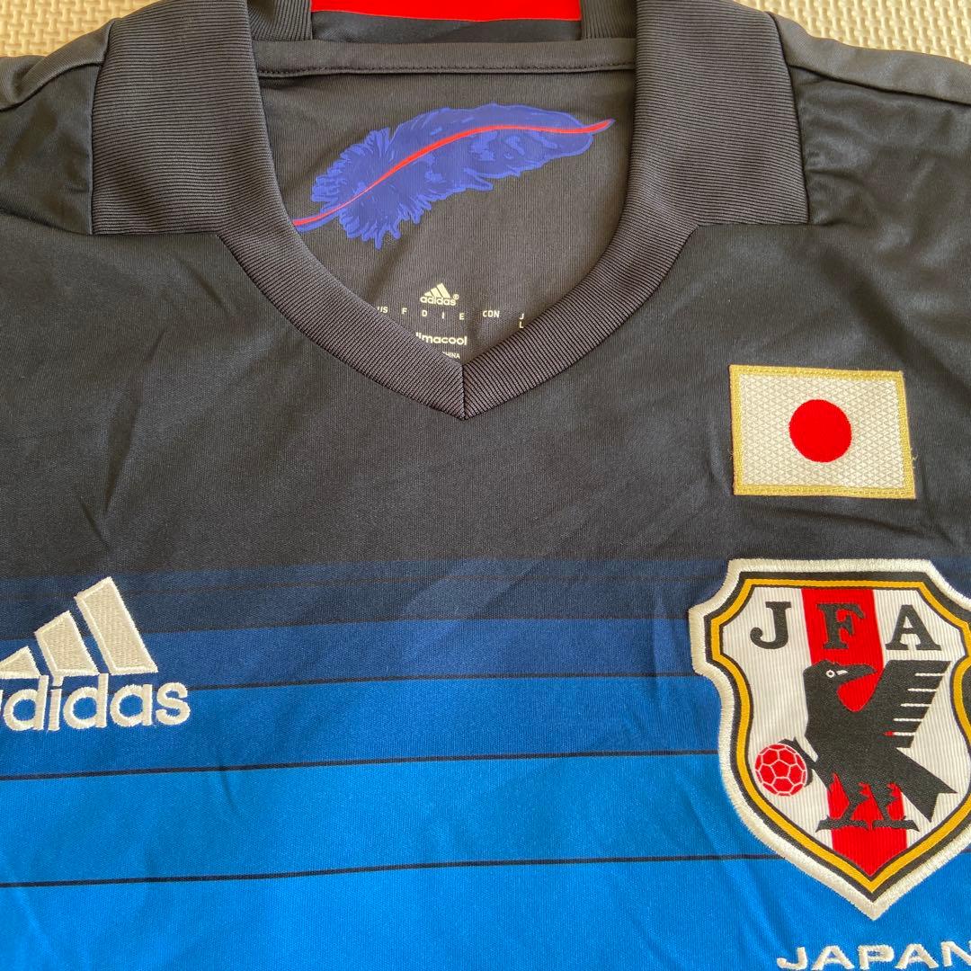 adidas 日本代表 OKAZAKI 9 番　ユニフォーム　サッカー　Lサイズ