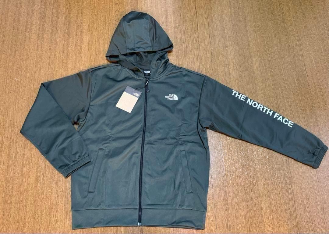 新品⭐️ノースフェイスジップアップジャージスウェット上下キッズ160レディースS