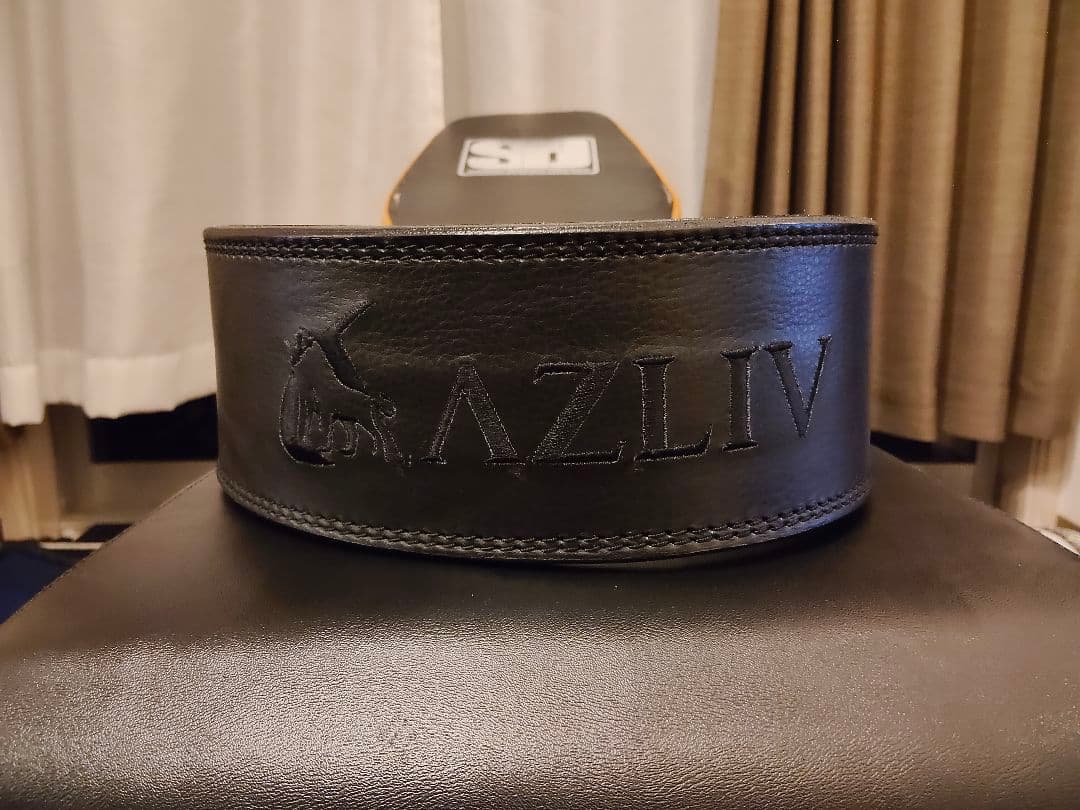 AZLIV(アズリブ) 本革レバーアクション トレーニングベルト ( XS)