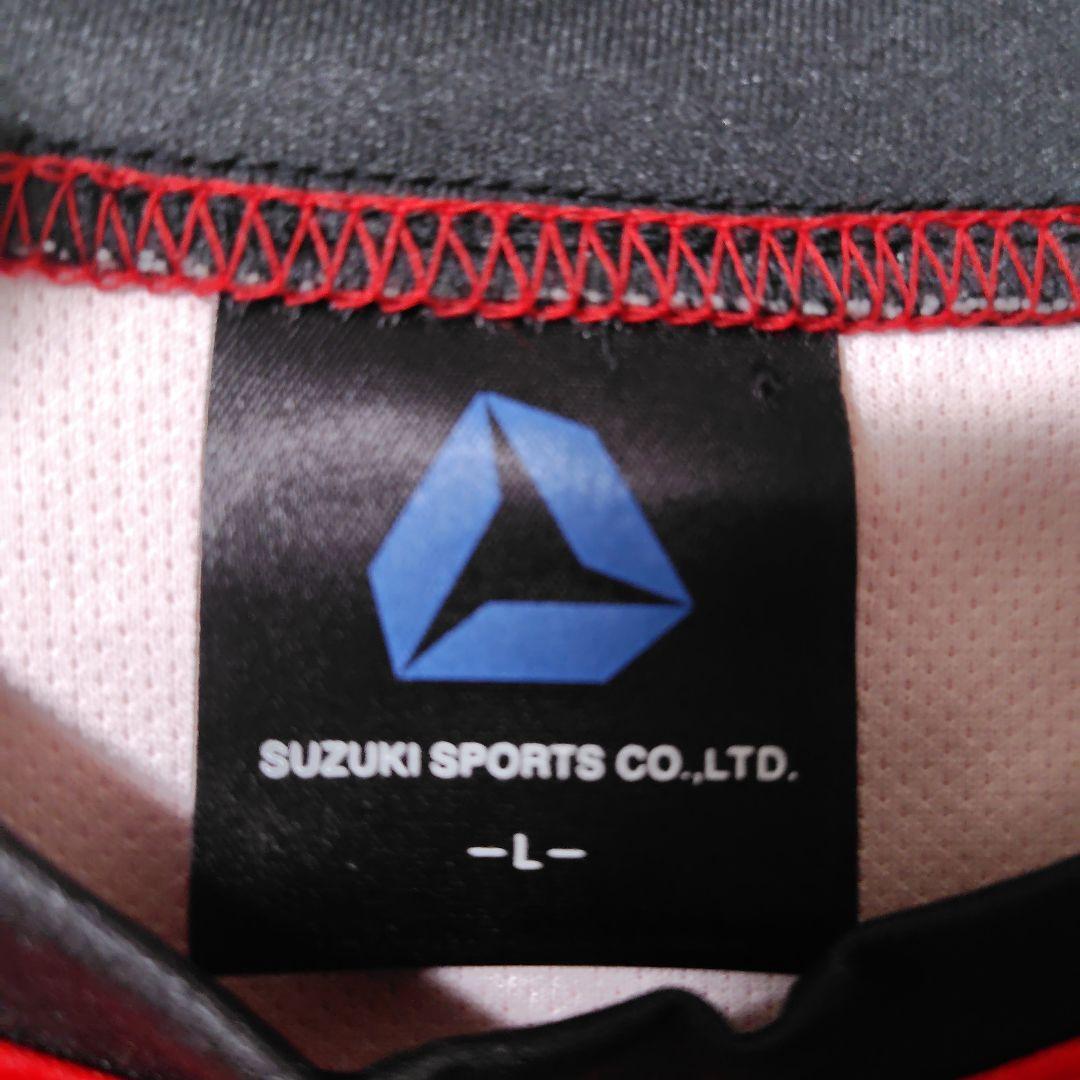Suzuki Sports 帝京大 ジャージラグビーシャツ Lサイズ レッド