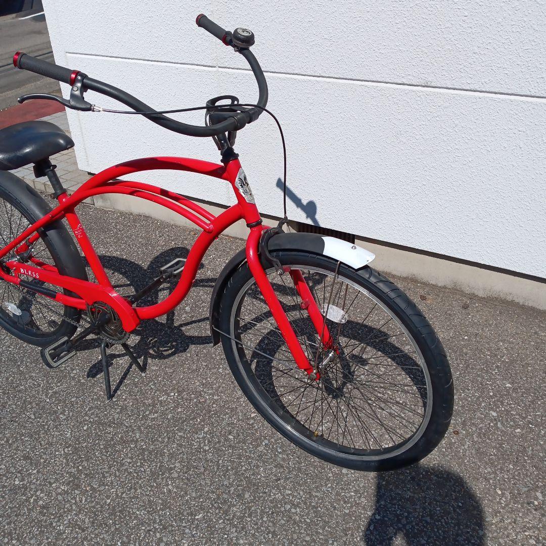 新品タイヤ交換して再出品　BLESSビーチクルーザー