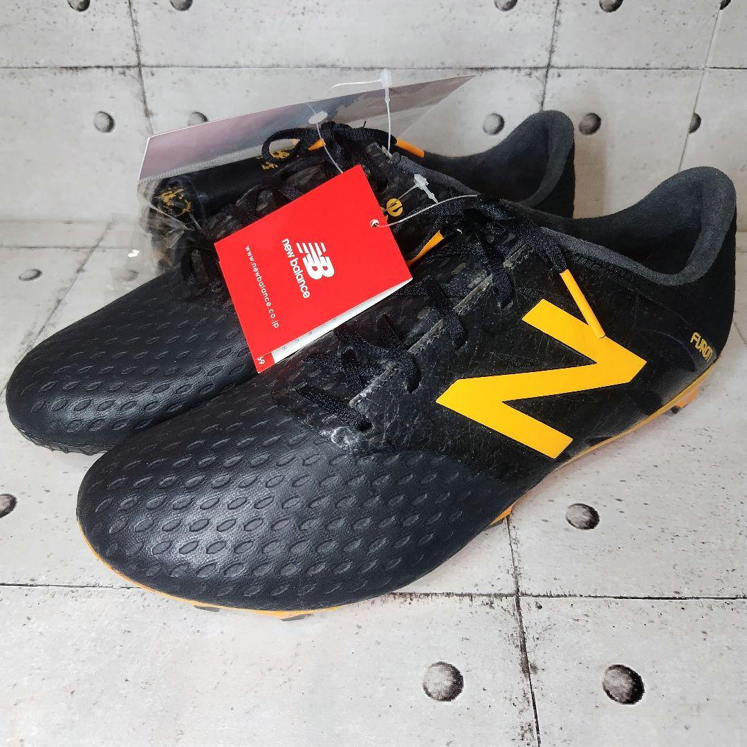新品 タグ付 ニューバランス FURON サッカースパイク 25.5 黒 NB