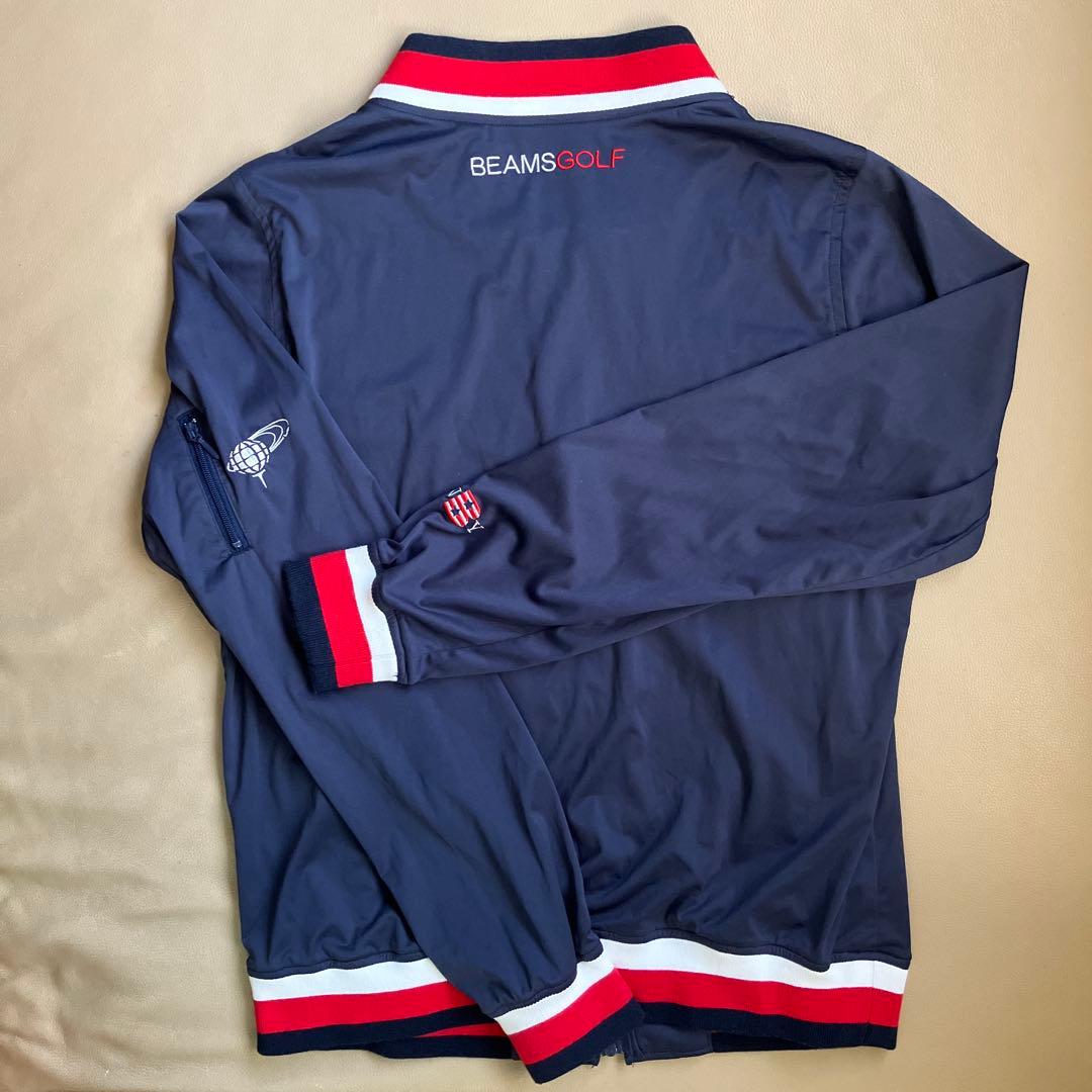 【美品】ビームス ゴルフBEAMS GOLFレディース長袖フルジップブルゾン S