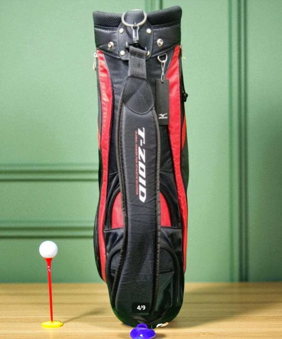 送料無料/美品　Mizuno T-ZOID ゴルフバッグ・キャディバッグBK