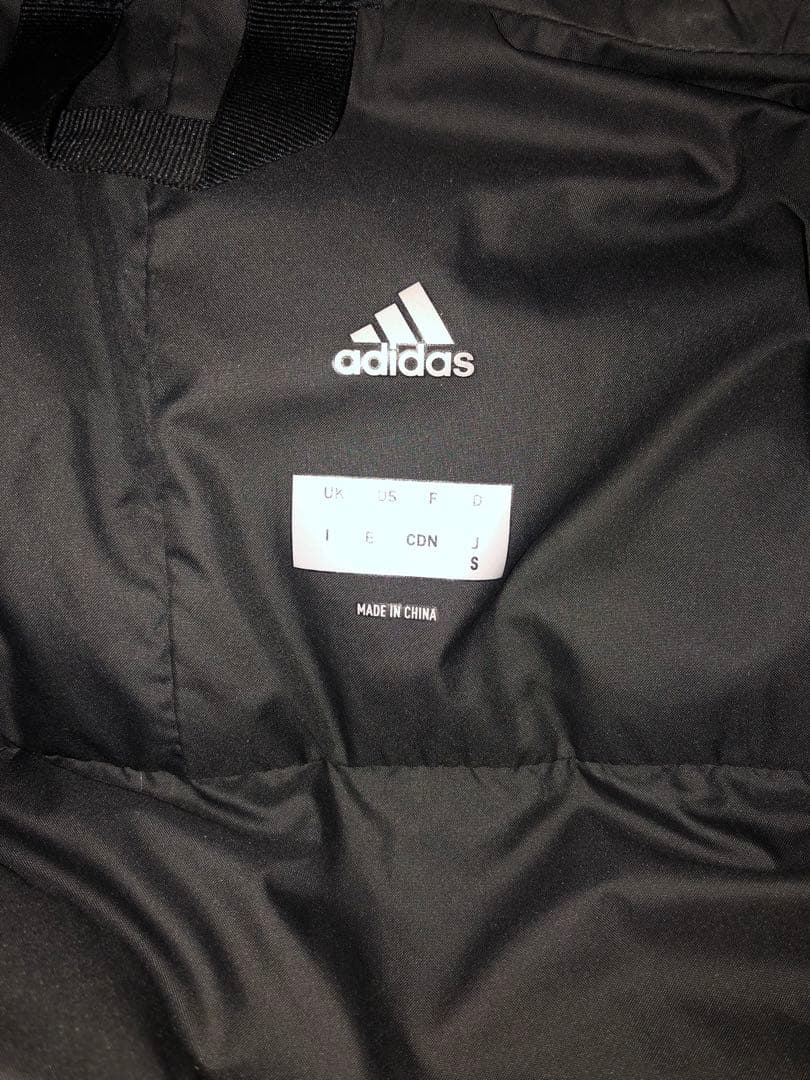 adidas メンズ ブラック ベンチコート Sサイズ