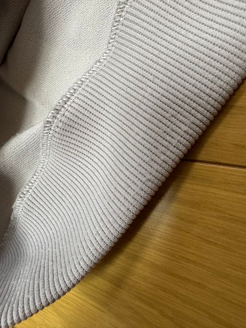 メンズウェア L/S THICK COLLAR CREW NECK SHIRT L.GREY