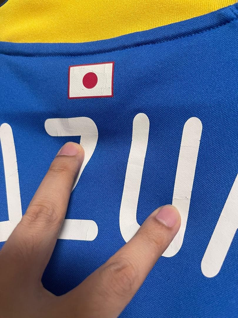 中古 鈴木隆行 日本代表 08/09 ユニフォーム ホーム 半袖 L サイズ