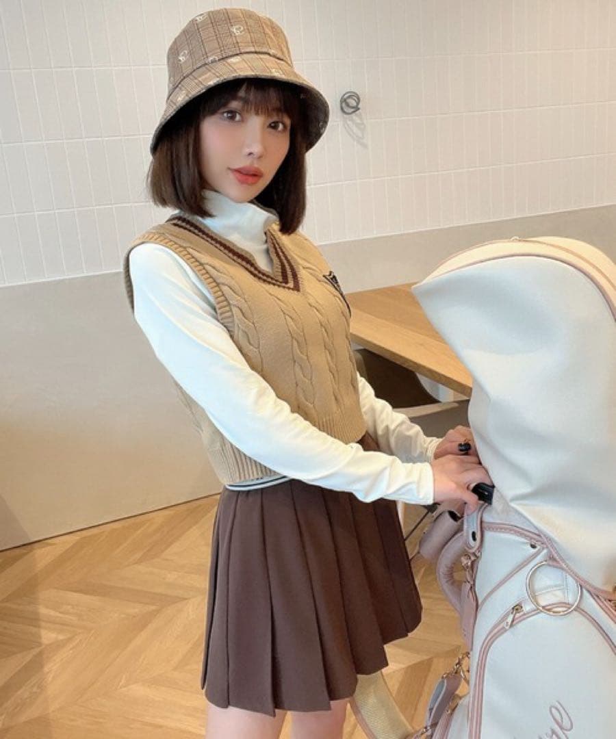 EIMY GOLF チルデンニットベスト eimy istoire エイミー