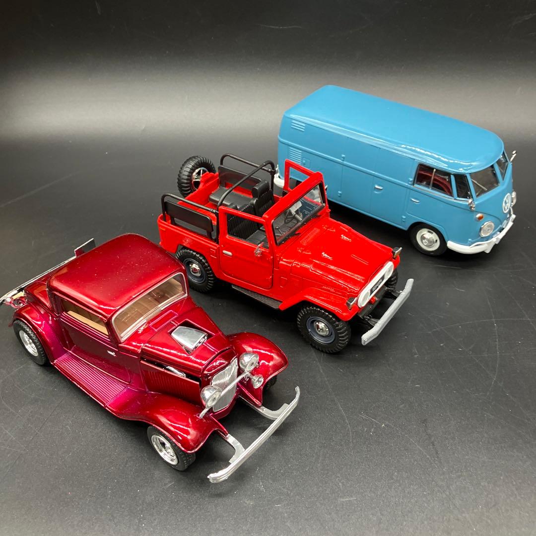 ミニカー Toyota FJ40 Volkswagen Van Ford Coupe