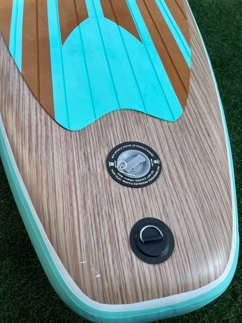 sup スタンドアップパドルボード ブラウンとターコイズ　オシャレ