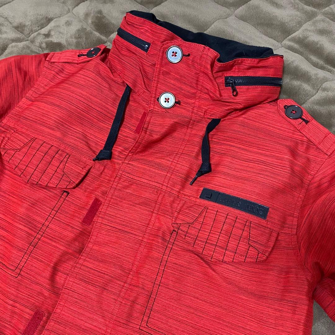 【686╳CROOKS CASTLES】スノボ撥水ウェア赤RED（M）