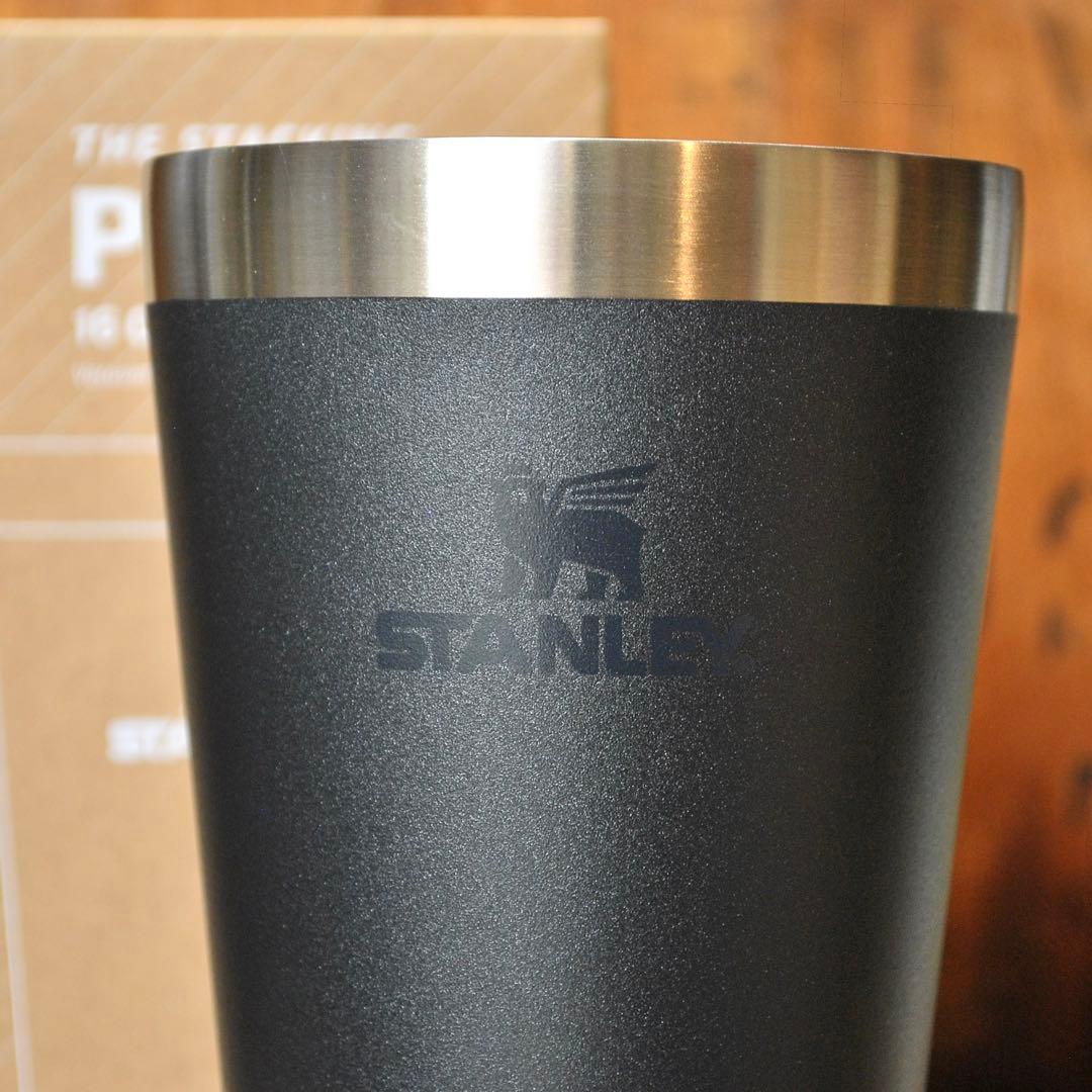 STANLEYスタッキング真空パイント0.47L【2色セット】アッシュ＆ブラック