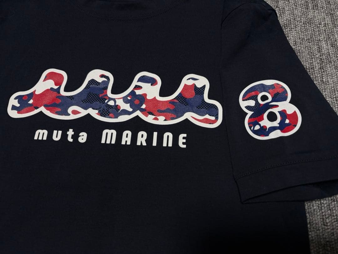 muta MARINE ムータマリン迷彩　カモフラ　ロゴ　Tシャツ