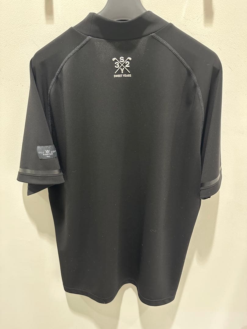 SYG 半袖モックネック サイズ XL ブラック SY32