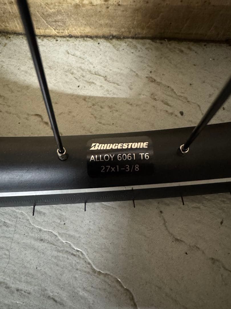 BRIDGESTONE 完組ホイール 27x1-3/8 LB1純正