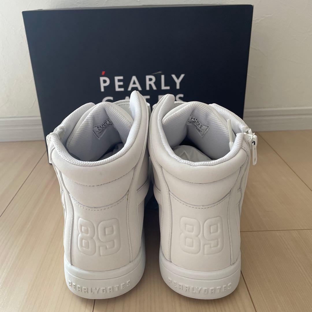 新品PEARLY GATES ゴルフシューズ 24cmホワイト 89