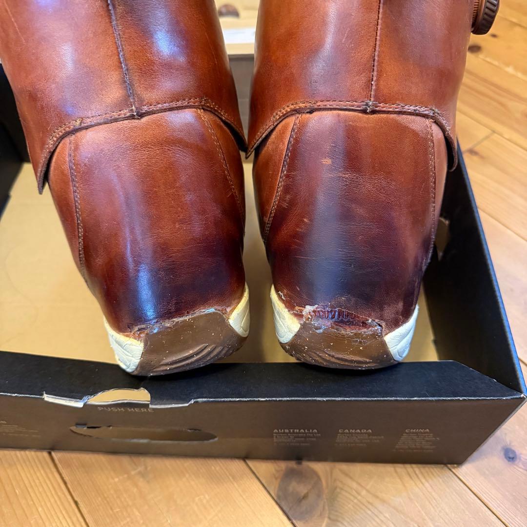 Red Wingレザー x Burton シュプリームスノーボードブーツ
