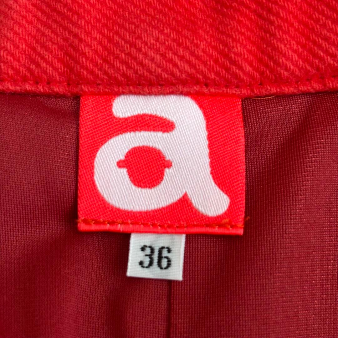 アルチビオ archivio ゴルフ ショートパンツ ロゴ 赤 36