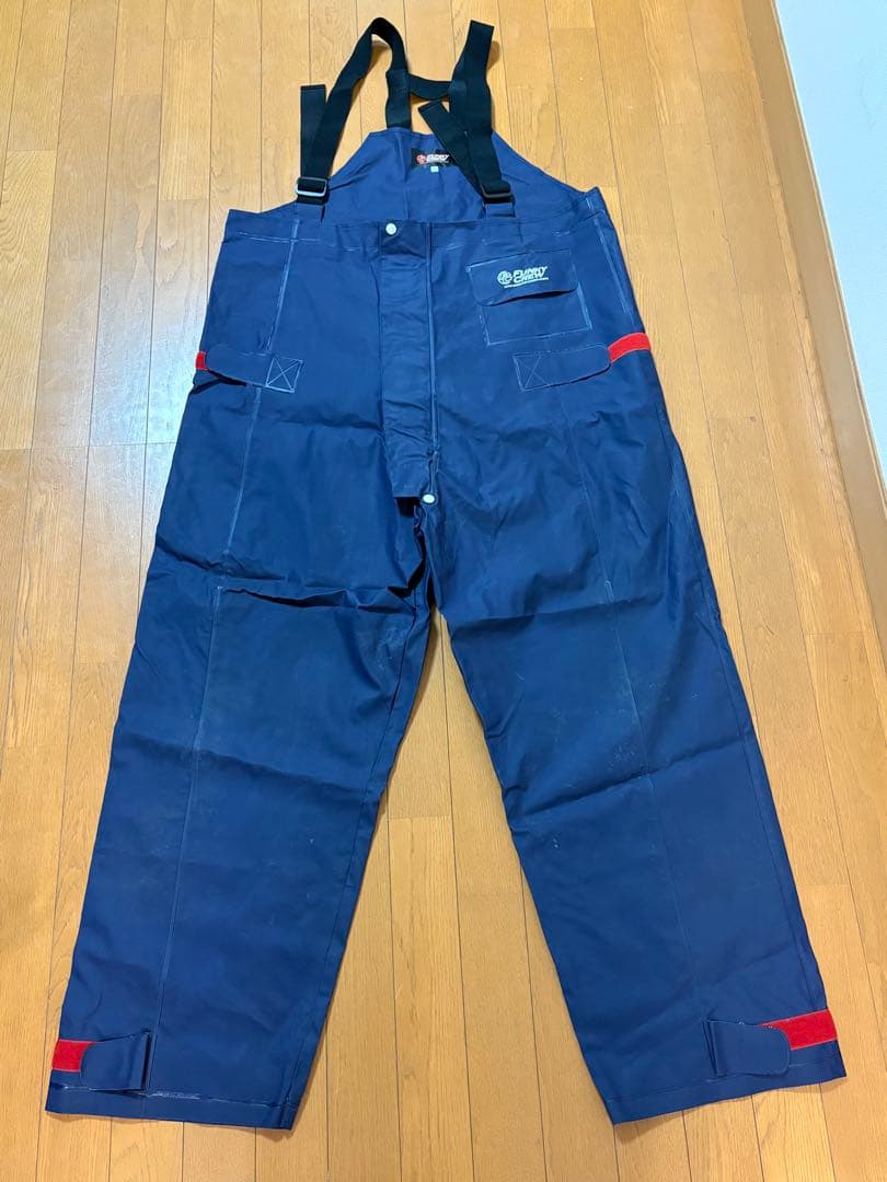 フィッシングスーツ（ジャケット＆パンツ）上下セット　ネイビー　グレー　LL