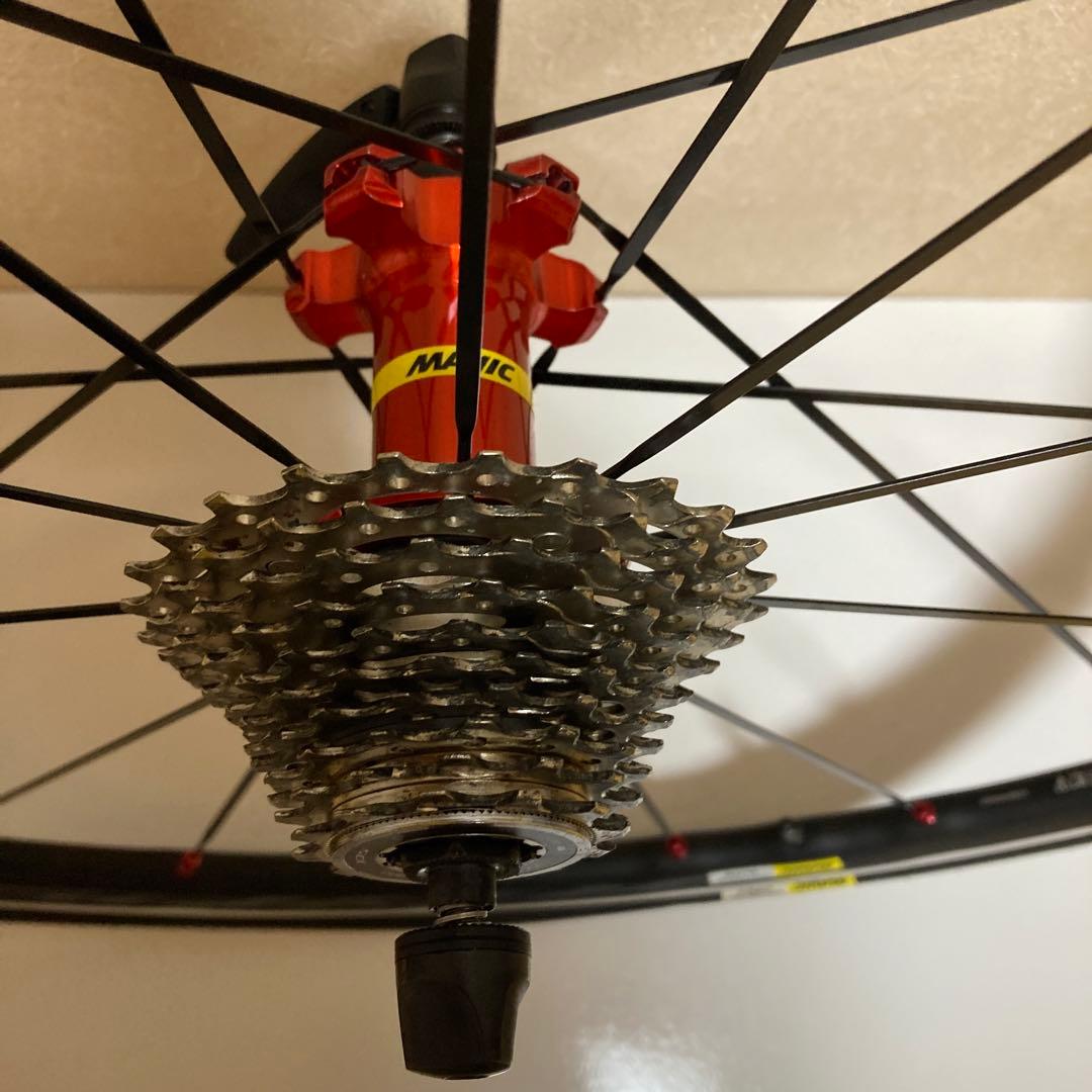 MAVIC KSYRIUM ELITE完組ホイール ブラック/レッド