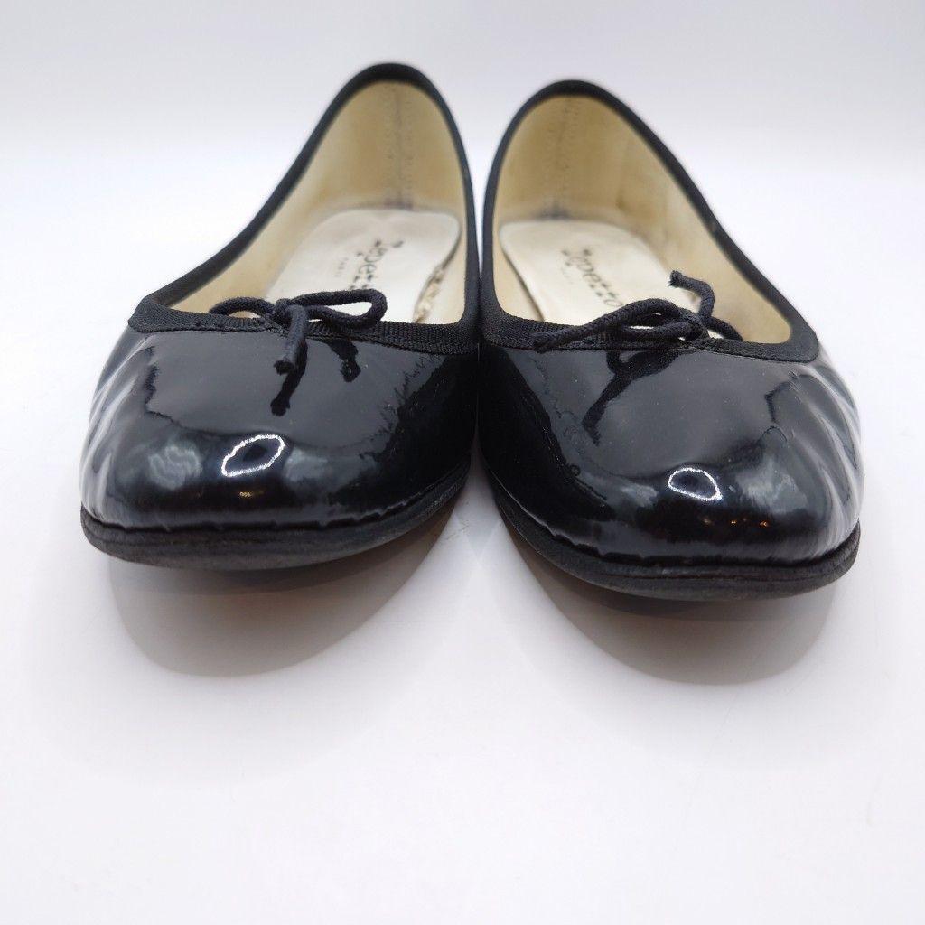 箱付 レペット repetto サンドリオン エナメル バレエシューズ 23