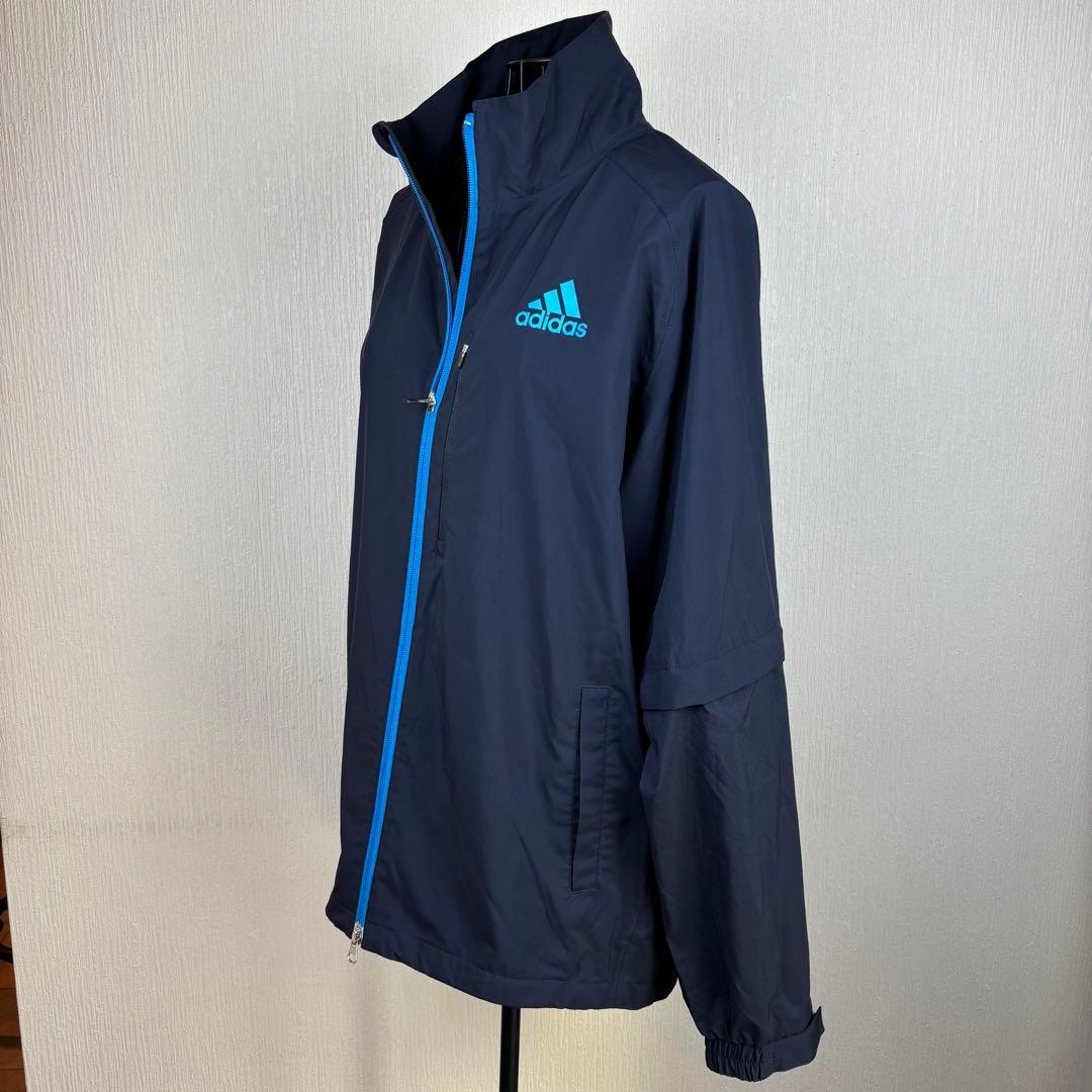 ★美品★ adidas GOLF メンズ 2WAY ナイロン GOLFジャケット