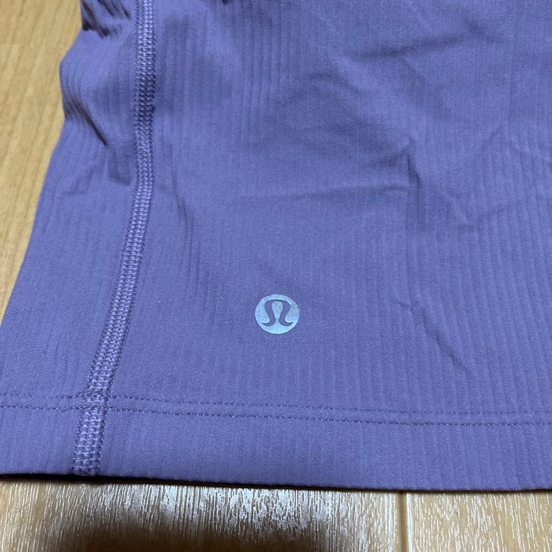 Lululemon パープル ワンショルダー ヨガウェア