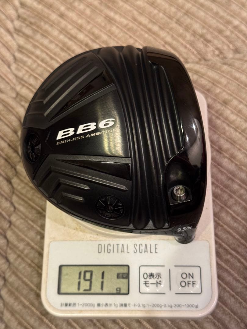 ラウンド未使用 プログレス BB6 9.5度 ヘッドのみ