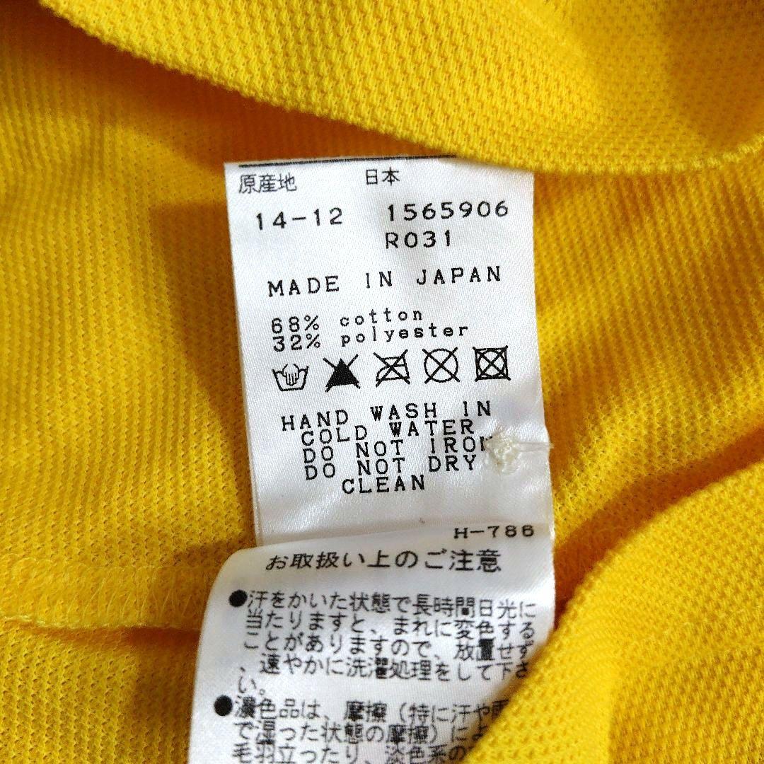 マスターバニー ポロシャツ イエロー メンズ 6・LL【日本製】