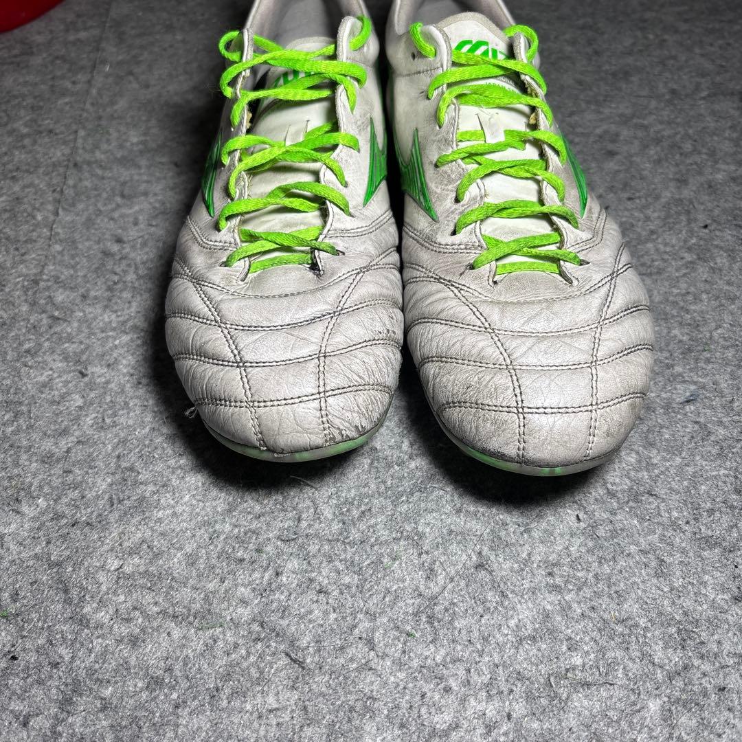 Mizuno Morelia サッカーシューズ 日本製 グレー/グリーン