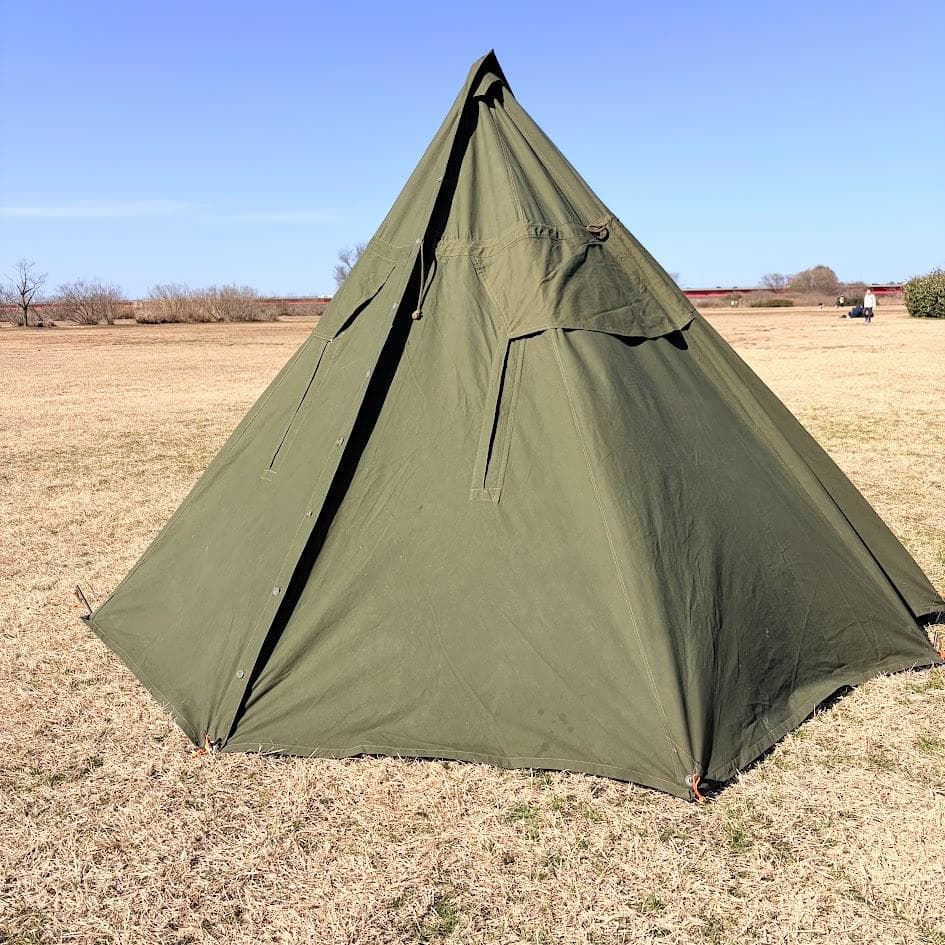 ポーランド 軍幕 ポンチョ テント 1型 2枚セット