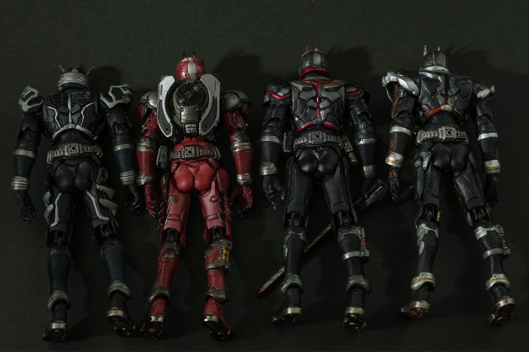 S.I.C.仮面ライダー555 4体セット　ジャンク品
