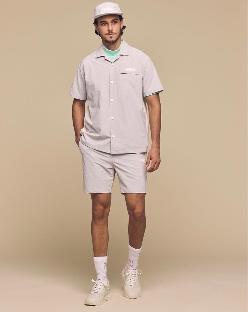 メンズウェア TFW49 25SS COMBINATION OPEN COLLAR SHIRT