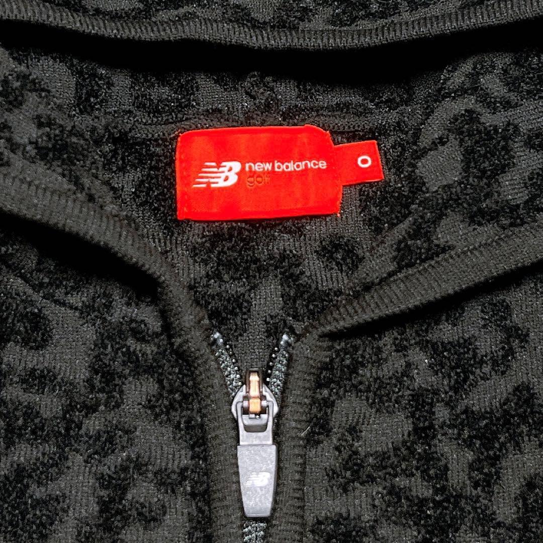New Balance レオパード柄 フルジップ フード ジャケット パーカー
